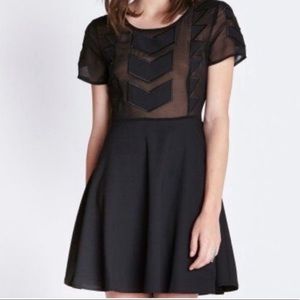 Minkpink black mini dress